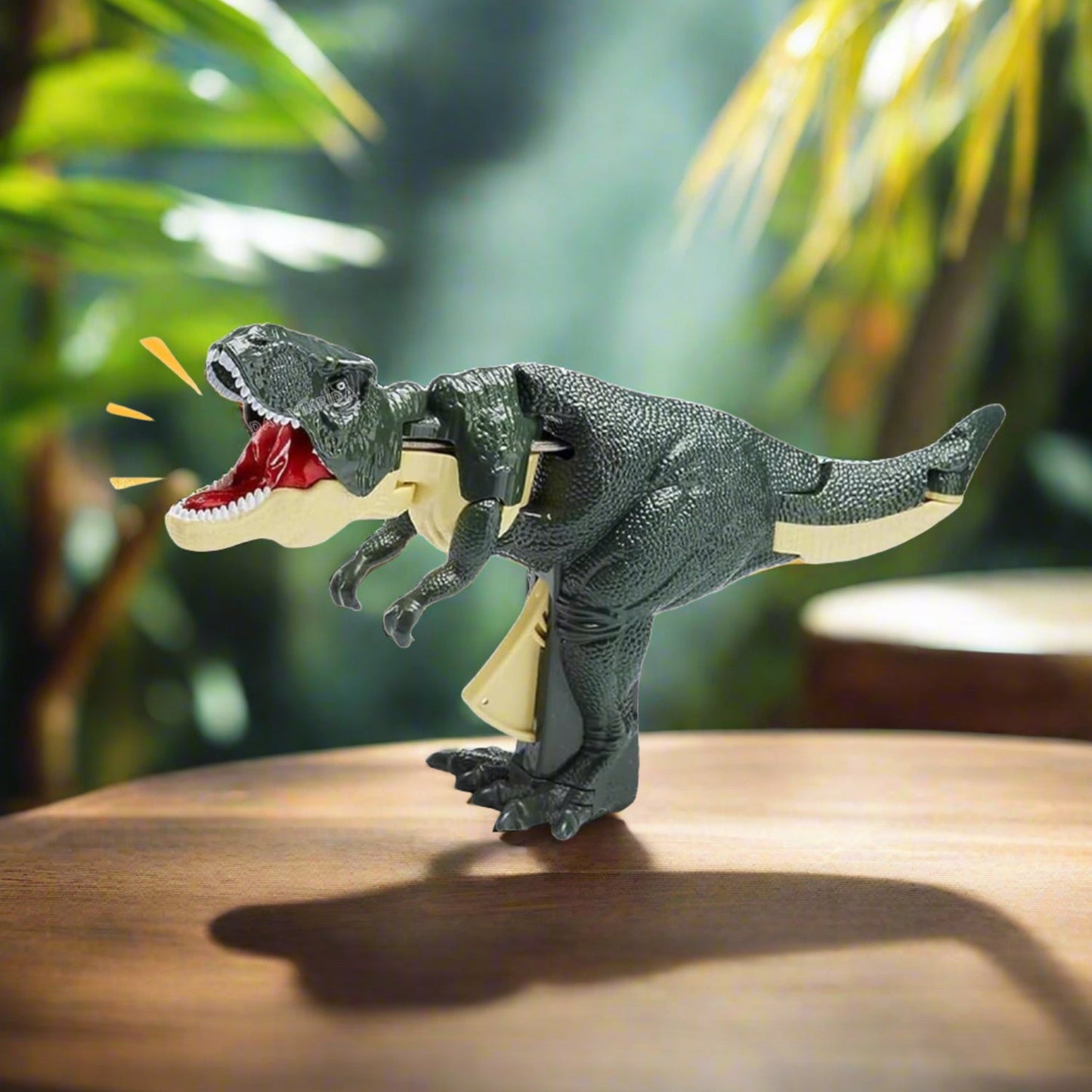 Dinosaur Roaring Toys Trigger, Dinosaurs Toys with Dinosaur Sound Lighting Model Vibrating Head Moving (3 + Years / 1 Pc)