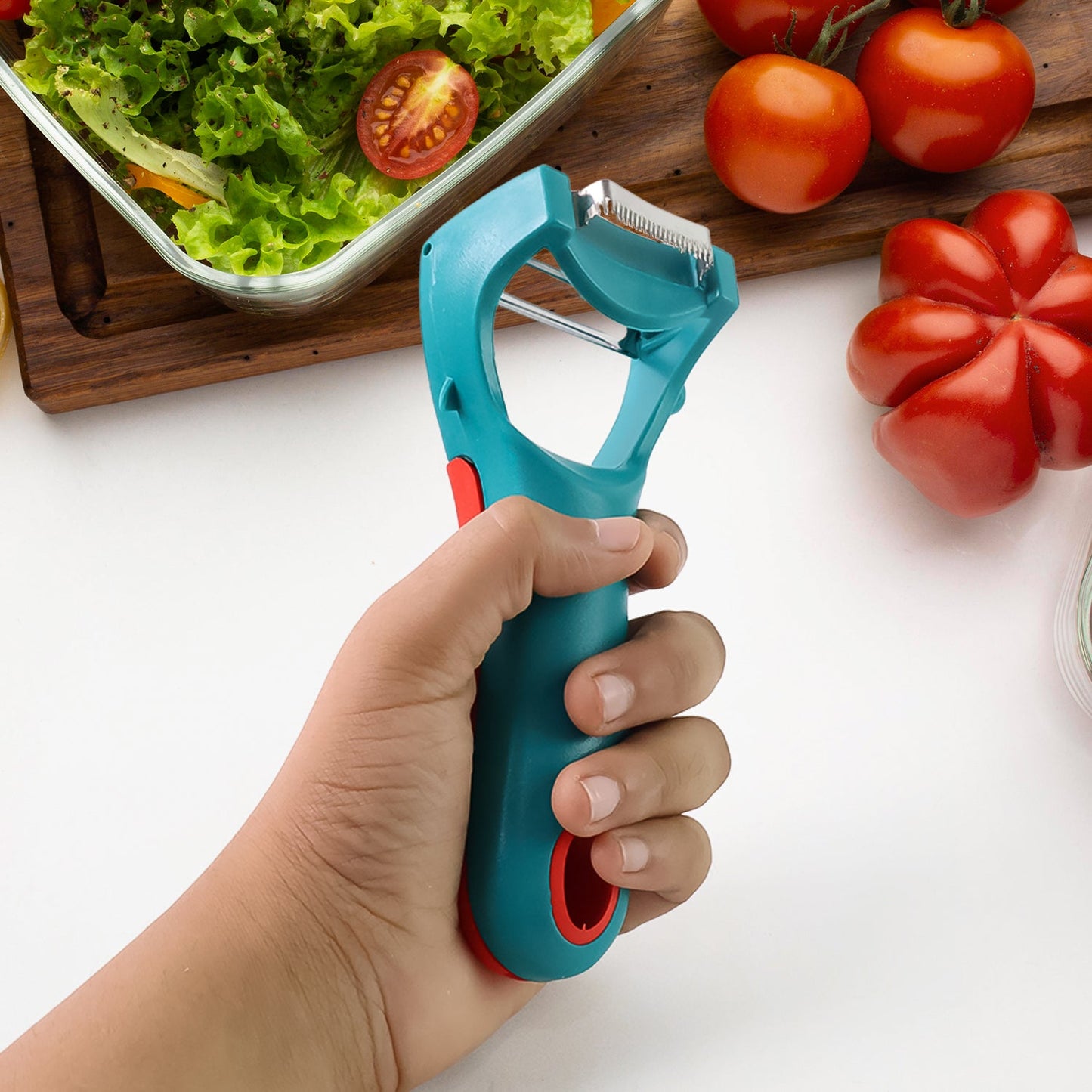 4-in-1 Multi-Functional Vegetable & Fruit Peeler (1 Pc)
