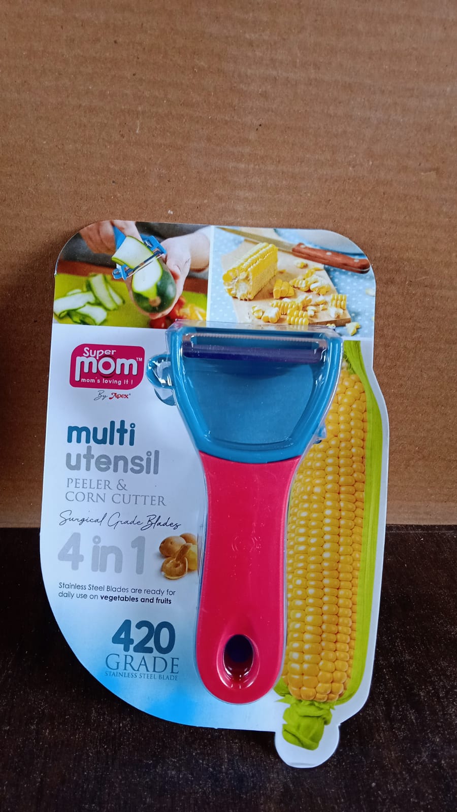 4-in-1 Multi-Functional Vegetable & Fruit Peeler (1 Pc)
