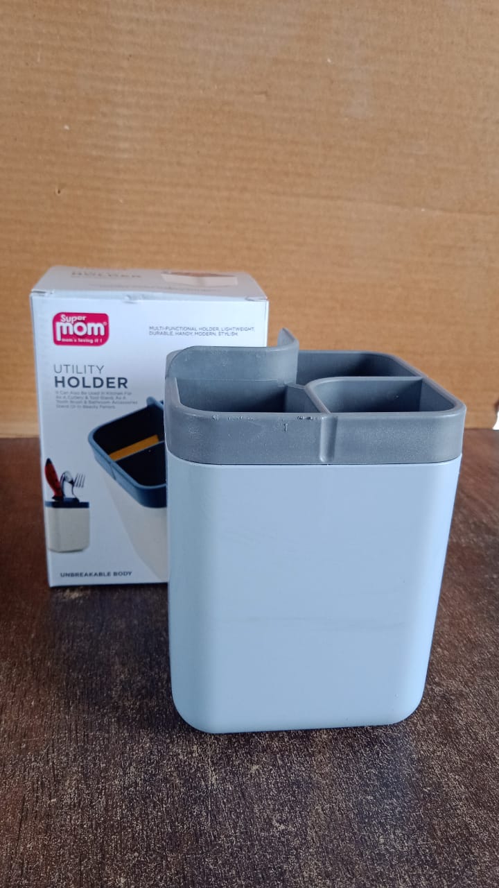 Multi-Compartment Desk Organizer Utility Holder (1 Pc)