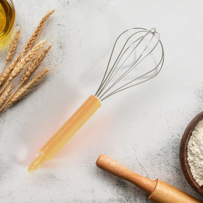Stainless Steel Manual Whisk – Cream, Flour & Egg Mixer (16 Cm)