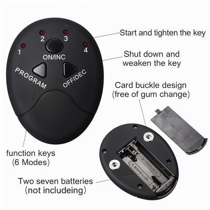 Wireless 6-Pack Abs Stimulator – Rechargeable Vibrating Muscle Exerciser & Body Massager for Abdominal Training