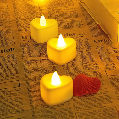 Festival Decorative LED Tealight Candles – Battery Operated for Party, Wedding, Birthday & Gifts (24 Pc Set)