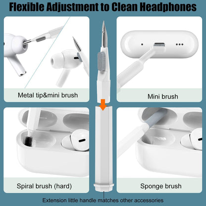 20-in-1 Keyboard Cleaner Kit – Electronic Cleaning Brush, Spray & Tools for Laptop, Phone, Camera & More