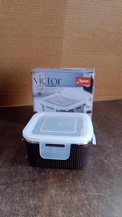 Apex Victor Square Food Storage Container (400 ML / 1 Pc)