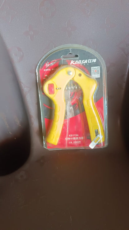 Gym Fitness Hand Grip Men Adjustable Finger Heavy Exerciser Strength for Muscle Recovery Hand Gripper Trainer strengthener (1 Pc)