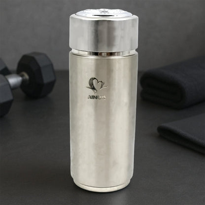 Hot and Cold Stainless Steel Thermos Water Bottle Easy to Carry | Rust & Leak Proof | Tea | Coffee | Office| Gym | Home (350ml)
