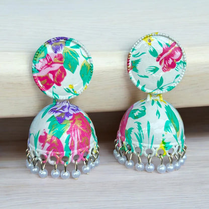Jhumka Earrings / Buti for Women & Girls (1 Pair / Mix Color & Design)