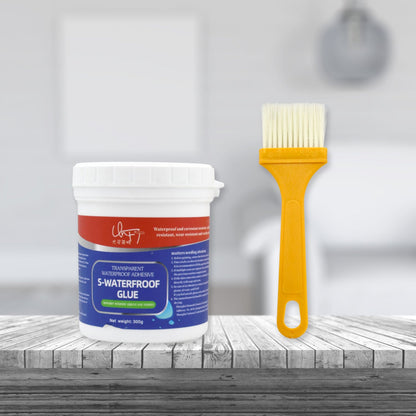 7935 Transparent Waterproof Glue 300g with Brush, Leakage Protection Outdoor Bathroom Wall Tile Window Roof, Anti-Leakage Agent, sealant glue, Roof Sealant Waterproof Gel