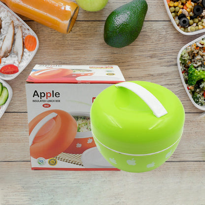 2367 Big Apple Shape Carry Case Lunch Box Apple Fruit Storage Container Apple Keeper for School Kids, Office, Picnic, Apple Insulated Lunch Box/Lunch Ideal for Return Gift/Diwali Gift/Employee Gift