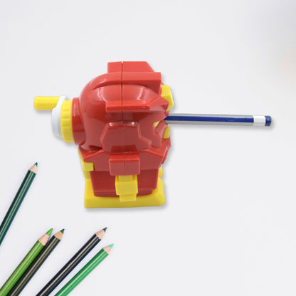 Sharpener for Pencil with Removable Tray Hardiness Steel Cutter, Kids Teddy Shaped Pencil Sharpener Machine, Birthday Return Gift Stationary Gifts
