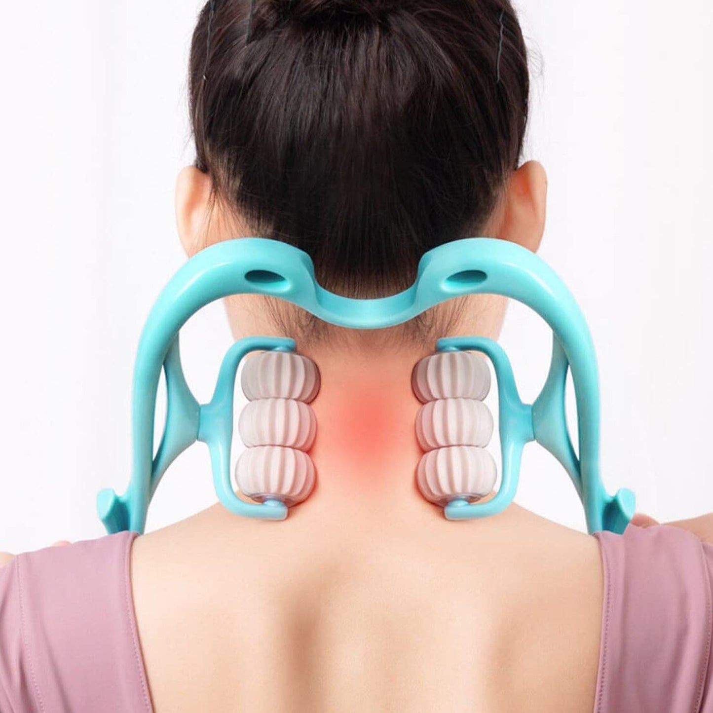 NECK SHOULDER MASSAGER, PORTABLE RELIEVING THE BACK FOR MEN RELIEVING THE WAIST WOMEN (1PC)