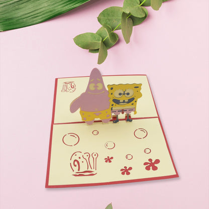 3D Paper Wish Card High Quality Paper Card All Design Card Good Wishing Card (All 3D Card Birthday, Christmas Card,  Cartoon Card, Love Heart Card) (1 Pc)