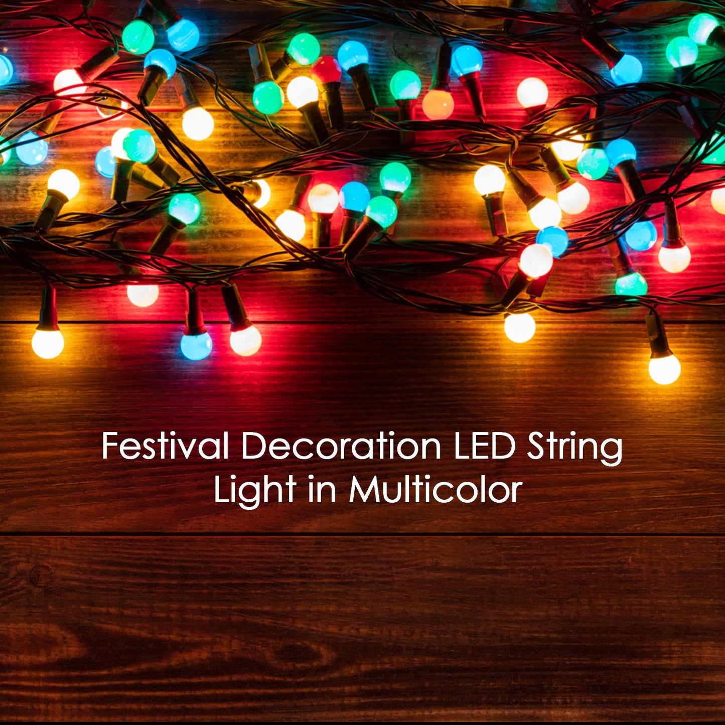 8346 3Mtr Home Decoration Diwali & Wedding LED Christmas String Light Indoor and Outdoor Light ,Festival Decoration Led String Light, Multi-Color Light 1.4MM (15L 3 Mtr)