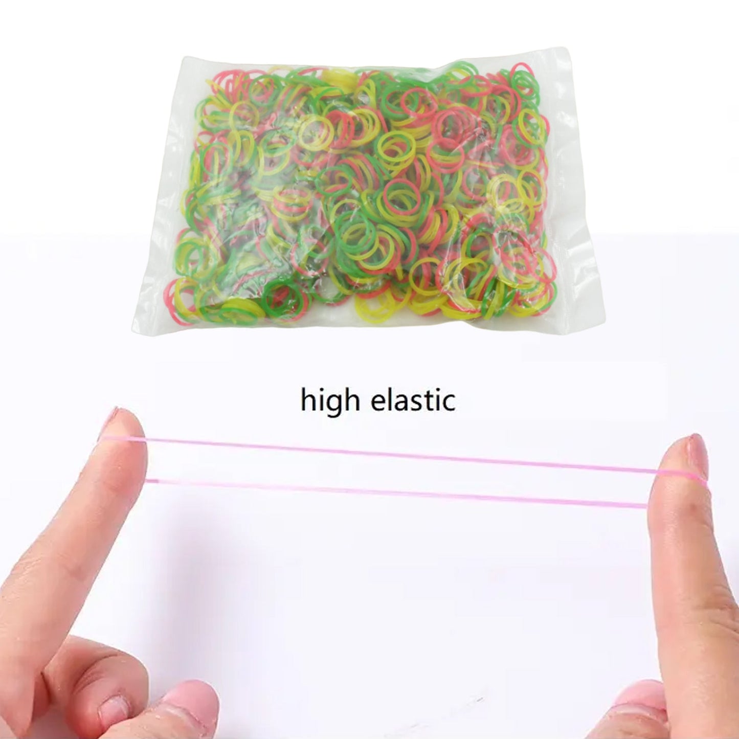 RUBBER BAND FOR OFFICE/HOME AND KITCHEN ACCESSORIES ITEM PRODUCTS, ELASTIC RUBBER BANDS, FLEXIBLE REUSABLE NYLON ELASTIC UNBREAKABLE, FOR STATIONERY, SCHOOL MULTICOLOR