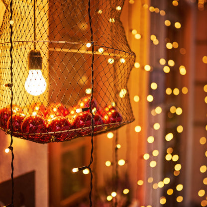 8329 9Mtr Flower Design Home Decoration Electrical Series Light Home Decoration Diwali & Wedding LED Christmas String Light Indoor and Outdoor Light ,Festival Decoration Led String Light, Multi-Color Light (36L 9Mtr)