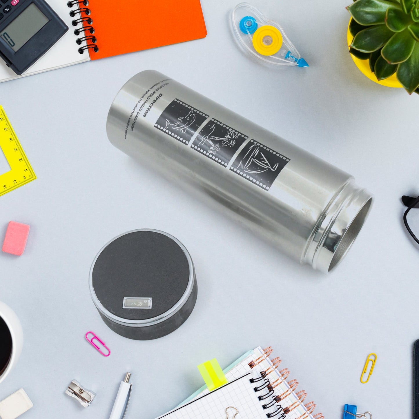 8488 STAINLESS STEEL HYDRA VACUUM INSULATED FLASK WATER BOTTLE  (1 pc 420ML)