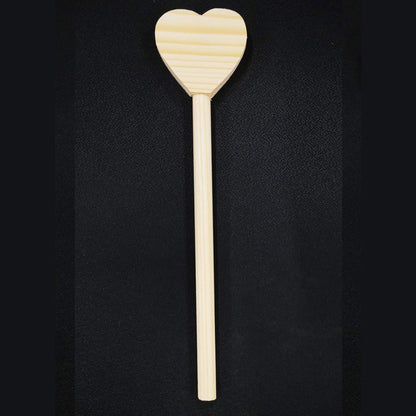 1776 Special Heart Shape Wooden Hammer for Pinata Cake, Pinata 10 inch Wooden Hammer for Pinata Cake (1 Pc)