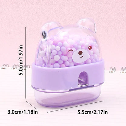 3122 Pencil Sharpener for Kids Sharpener for Girls Handheld Pencil Sharpener for Kids Teddy Bear Sharpener Stationary Items Return Gifts Birthday Gifts Party for Kids (1 Pc)