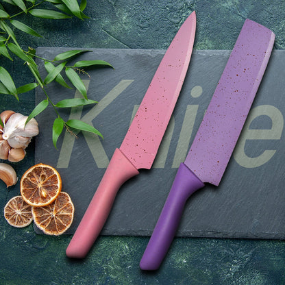Corrugated 6Pc Kitchen Knife Set Professional Box Knife Set 6 Piece Forged Kitchen Knives with Box.