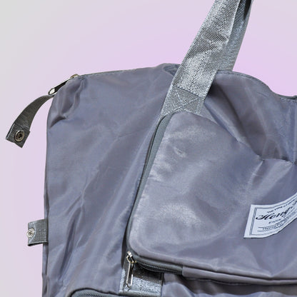4397 Large Capacity Folding Travel Bag, Multifunctional Sports Shoulder Bag Luggage Bag, Travel Bag Expandable Weekender Overnight Bag with Dry and Wet Separated Pocket Sports Bag Gym, Shoulder Bag Water Resistant (6 Pocket)