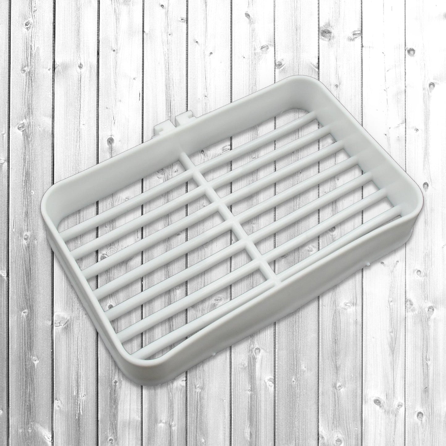 4194 Soap Dish Holder for Bathroom Shower Wall Mounted Self Adhesive Soap Holder Saver Tray-Plastic Sponge Holder for Kitchen Storage Rack Soap Box (Plastic Box)