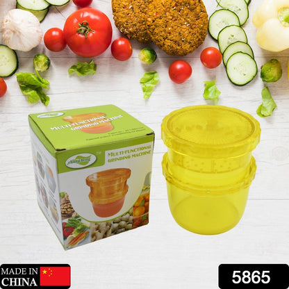 5865 Multi-Function Grinding Machine 2 In 1 Portable Manual Citrus Juicer for Grind ginger And garlic Slurry, Fruit Squeezer, Squeeze Soy-bean milk, Vegetable Salad. Juice Cup Child Healthy Life Potable Juicer Machine