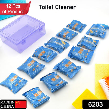 6203 Blue Bubble Toilet Bowring Toilets, Toilet Cleaners Powerful Decontamination Durable Bathroom (12pc)